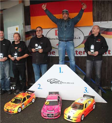 Siegerehrung in der Klasse „Standard“.