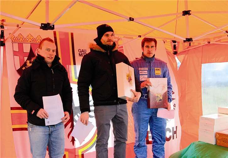 Siegerehrung mit Platz 3 für Niklas Zimmermann.Privat