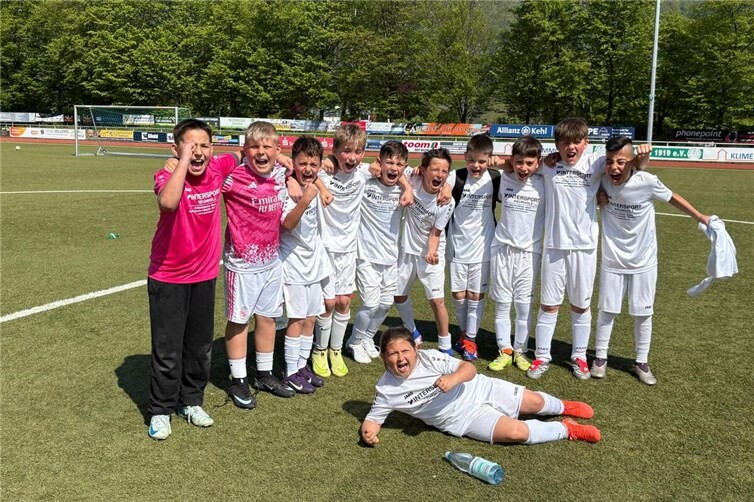 Siegerfoto der Heimersheimer E-Jugend