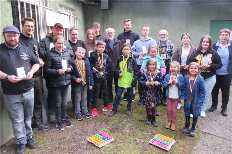 Siegerfoto des Osterschießens. Foto: Brigitte Arenz
