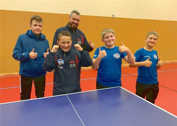 Siegreich auf dem Weg ins Jahr 2021: die Jugend II der TTG Nettetal. Foto: privat