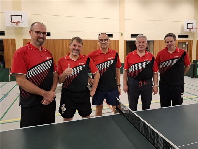 Siegreich in Pfaffendorf: v.l. Geider, Kracht, Ehrmann, Haas, Braun. Foto:SV Urmitz