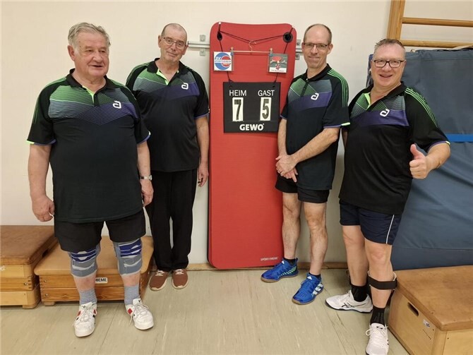 Siegreiche 3. Mannschaft mit Haas, Ludolph, Geider, Röder. Foto: privat