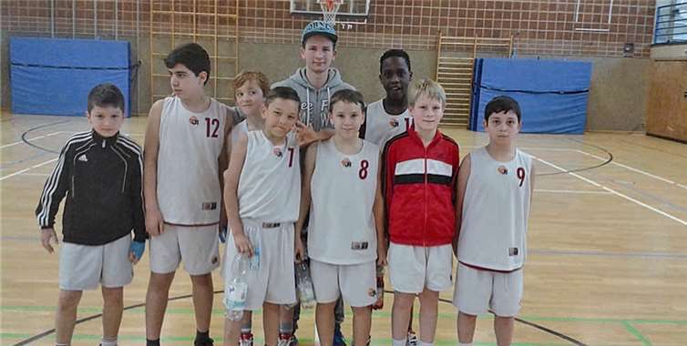 Siegte unter großem Jubel: die U12 der Post-SV.privat