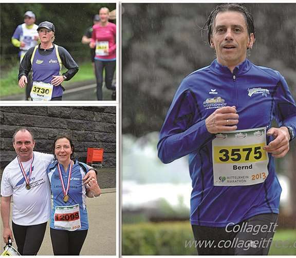 Sigrid Meuer, Bernd Dobkowitz sowie Anette und Rudolf Kahlenberg liefen die 10 km Distanz. privat