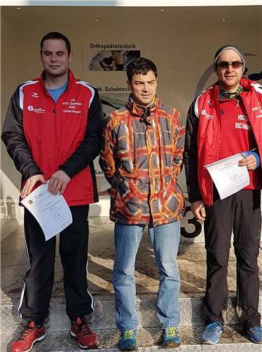 Silber – Mannschaft M 30/35 – Krämer-Schmitt-Gundlach