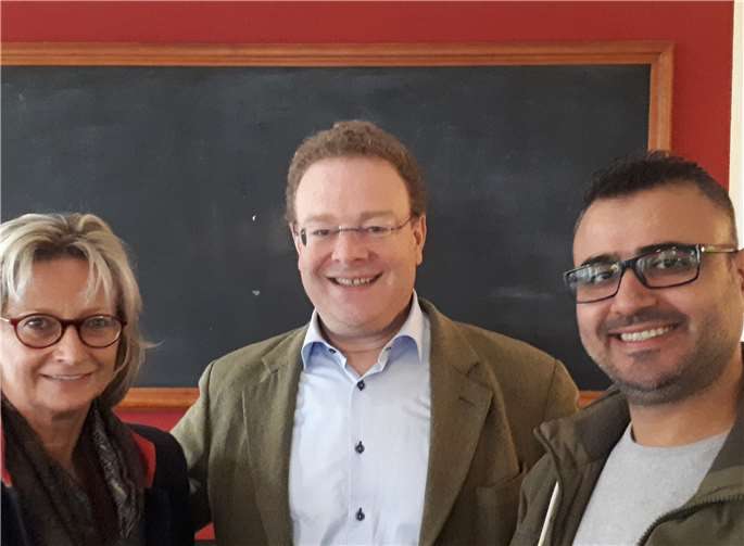 Silvia Mühl und Jalal Kasouha wollen die Integrationsarbeit in Sinzig mitgestalten. Foto: privat