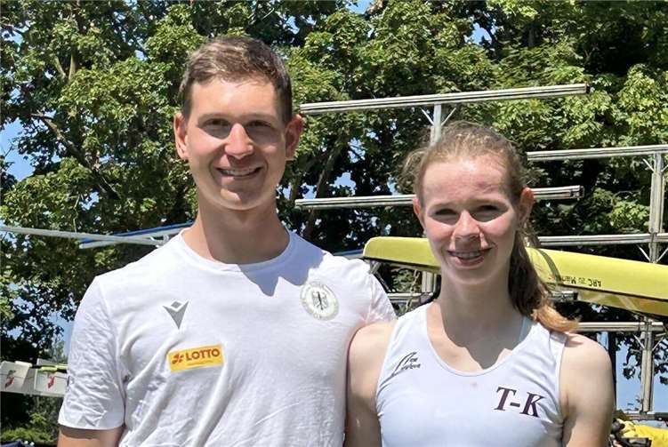 Simon Haible und Hannah Schenk. Foto: RG Treis-Karden