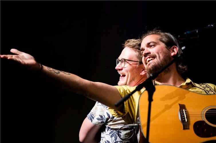 Feine Kultur im Ahrtal: „Zieh los“  Simon & Ingo.  Foto: Kai Myller