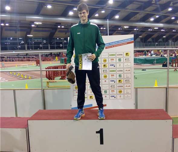 Simon Mentzel schaffte es in Düsseldorf aufs Treppchen.privat