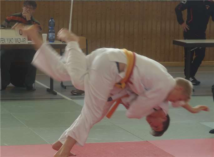 Simon Patzke hatte seinen Gegner zum Wurf aufgeladen.privat