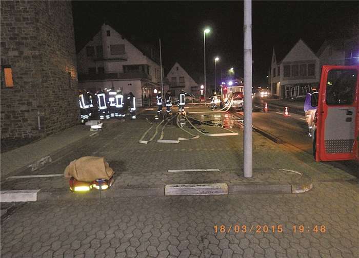 Simuliert wurde bei der Übung ein Brandgeschehen in der Unterkirche.privat