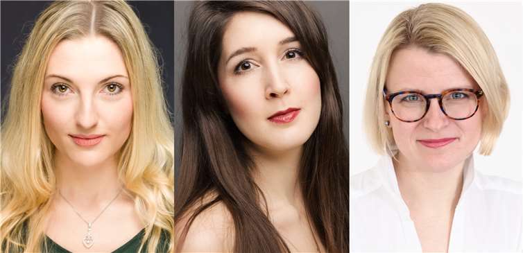 Sina Jacka, Sandra Schares und Maren Donner.Privat