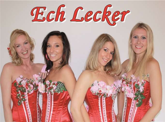 Sind beim Ramba-Zamba-Spektakel in Westum mit von der Partei: die Mädels von „Ech Lecker“. privat