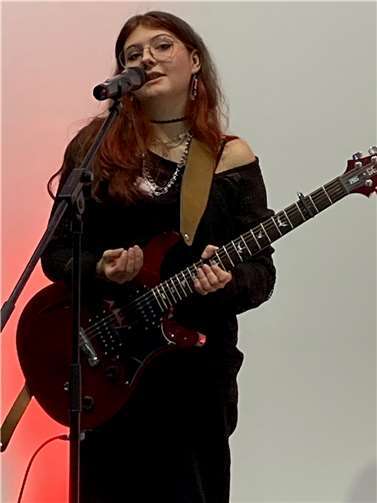 Singer-Songwriter Amelie Derksen kam bestens an.  Foto: privat