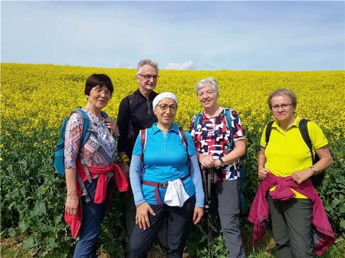 Sinziger Wanderer genießen Kultur und Natur. Foto: privat