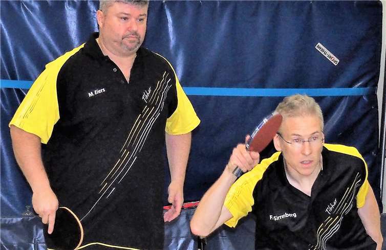 Sirrenberg und Eiers legten ein erfolgreiches Doppel hin.privat