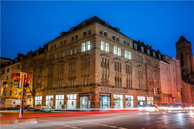 Sitz der Volksbank RheinAhrEifel in Koblenz.  Foto: Jonas Jankowsky