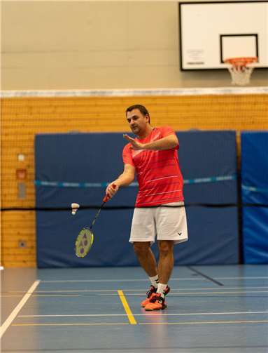 Skender Bunjaku holte im Spitzeneinzel den Ehrenpunkt.  Foto: privat