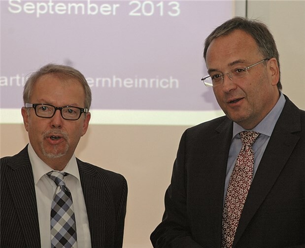 Skeptischer Blick in die Zukunft?: Prof. Dr. Martin Junkernheinrich und Bernd Weidenbach. -BL-