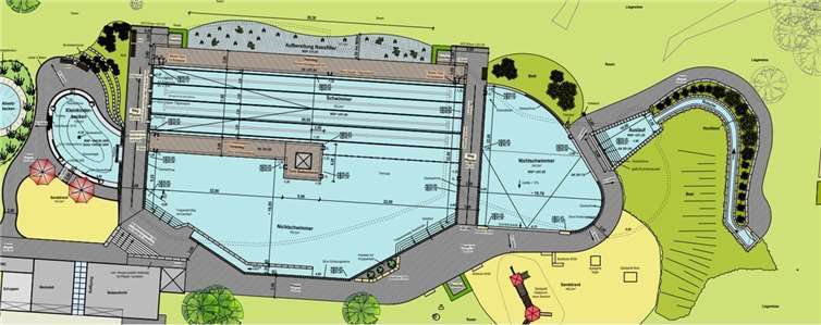 Skizze des Naturbad Linderhohl. Foto: privat