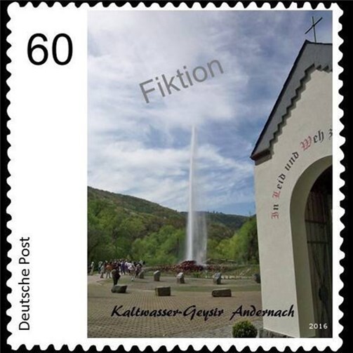 So ähnlich könnte eine Sonder-Briefmarke aussehen, sollte das Bundesministerium der Finanzen dem Antrag der Stadt folgen.
