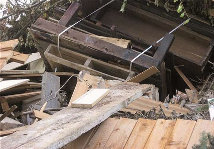 So darf ein Martinsfeuer nicht aussehen.KV-AW