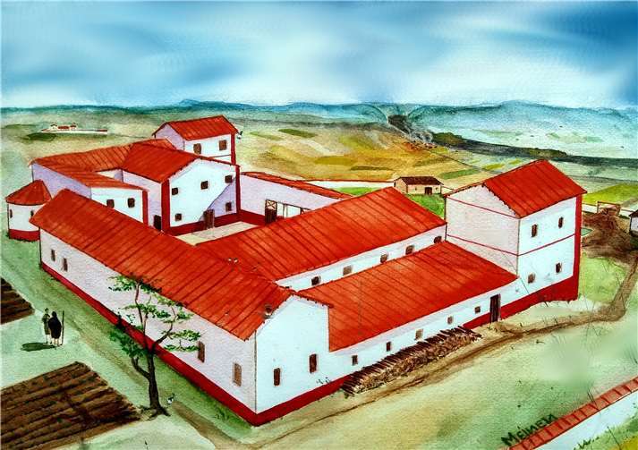 So in etwa hat die römische Villa ausgesehen,deren Überreste man heute im Stadtteil Depot besichtigen kann.