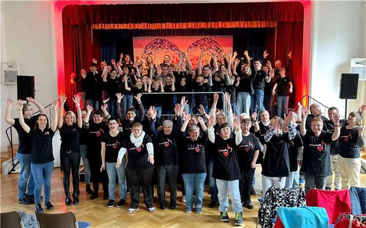 So klingt Inklusion - das haben die über 50 Aktiven gemeinsam bewiesen. Quelle: Musikverein Löf