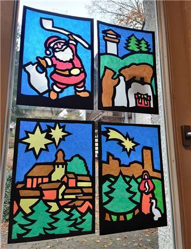 So könnte das Fensterbild am Ende aussehen. Foto: privat