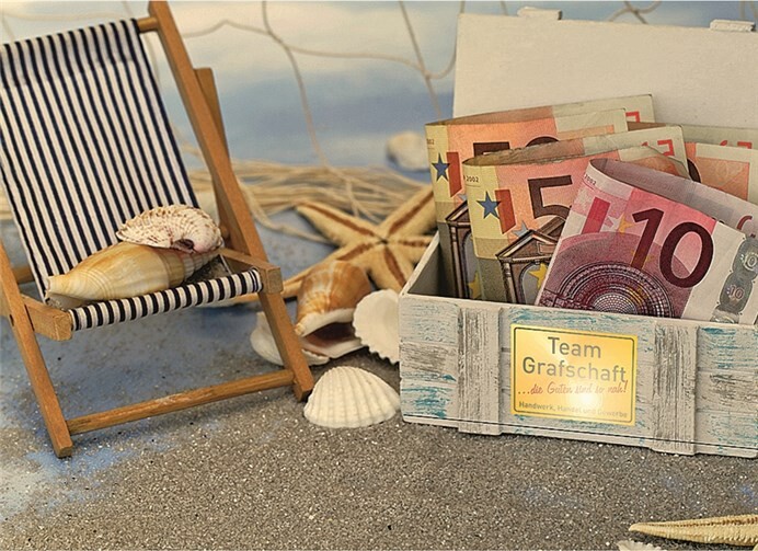 So lässt es sich vom Urlaub träumen. JG Werbetechnik