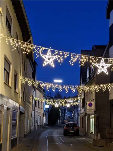 So leuchtete es in Rheinbreitbach im letzten Jahr.  Foto: privat