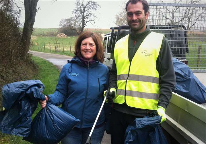 So mancher Müllbeutel wurde bei der Aktion gefüllt.
