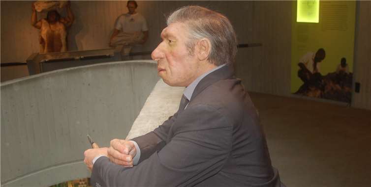 So oder so ähnlich würde der Neandertaler heute aussehen. Privat