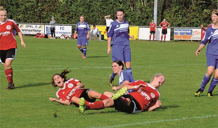 So sah es meistens aus. Schmerzen beim SC 13, die Karten leider auch. Norbert J. Becker
