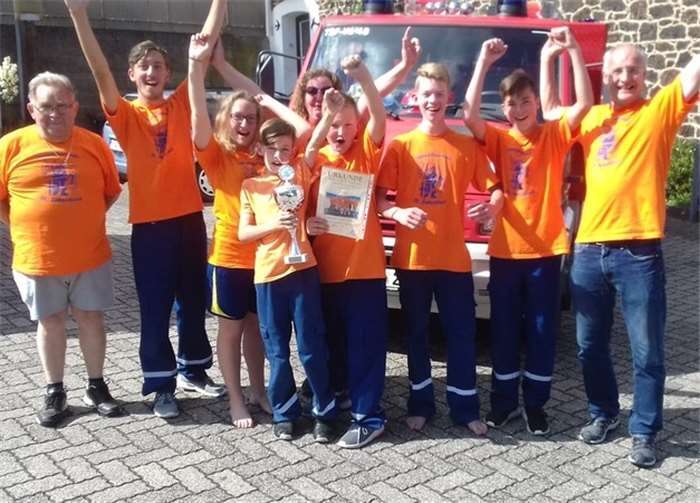 So sehen Sieger aus. Fotos privat