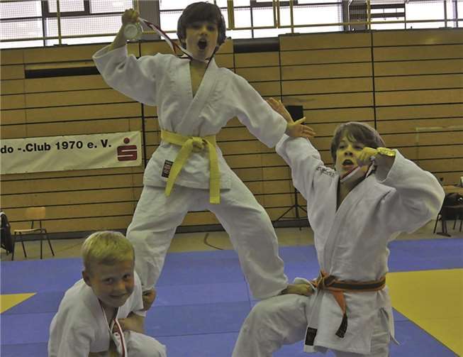 So sehen Sieger aus. privat