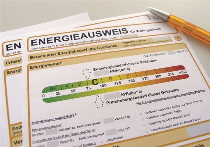 So sieht der Energieausweis aus.privat