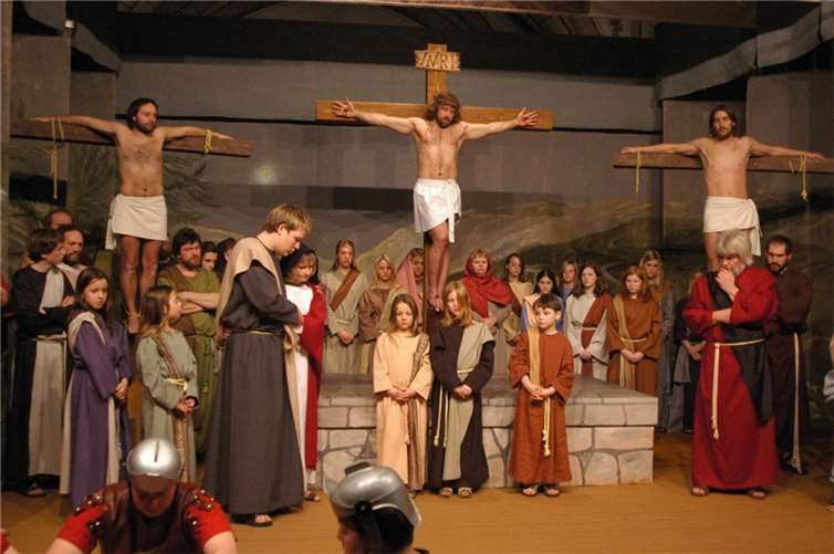 So sieht die Kreuzigung heute aus.