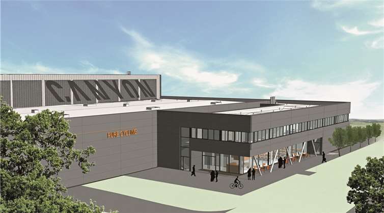 So soll das neue Produktions- und Logistikzentrum einmal aussehen. Die Eröffnung ist für 2015 geplant.