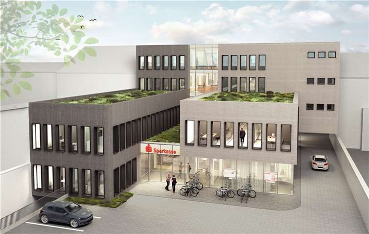 So soll das neue S-Forum von hinten aussehen.