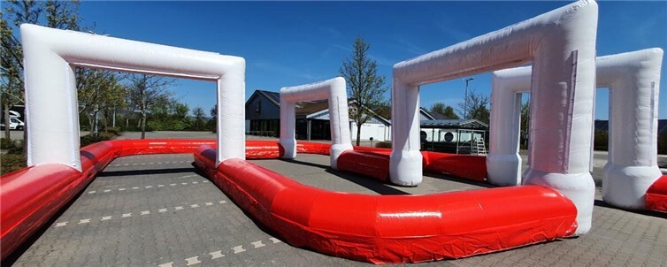 So soll die mobile Rennstrecke aussehen.  Foto:privat