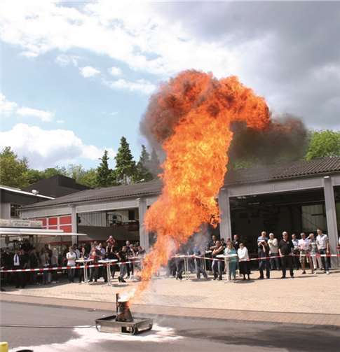 So spektakulär kann eine Explosion aussehen. Gefährlich ist sie dennoch.
