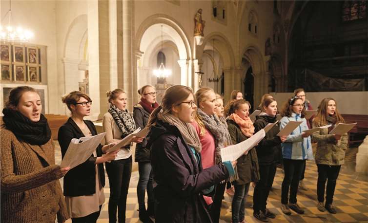 So wie die jungen Sängerinnen der Singschule an der Liebfrauenkirche Koblenz freuen sich auch die rund 3.000 anderen Kinder und Jugendlichen auf das viertägige Chorfestival. Thomas Frey