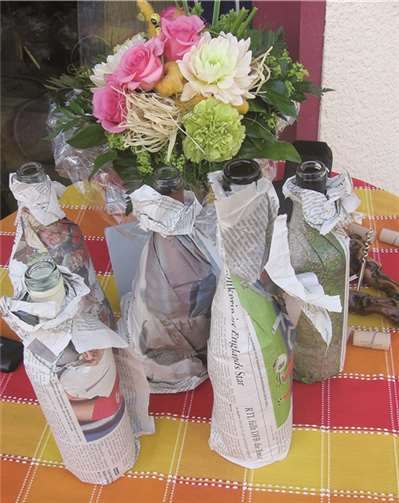 So wurde die Verdecktheit der Weinproben gewährleistet.privat