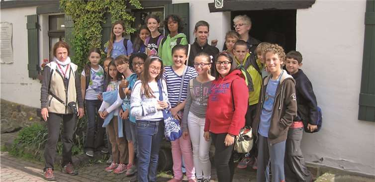 Sogar eine Schulklasse aus Miami/USA, der Partnerschule des Gymnasiums Adenau, war zu Gast im Museum.privat