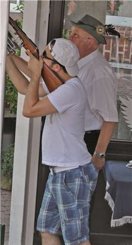 Sogar um die Königswürde wurde geschossen.