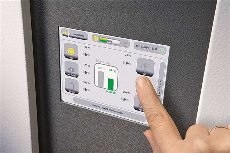 Solarenergie aus eigenem Anbau: Mit der evm bis zu 60 Prozent des Tagesbedarfs an Strom selbst produzieren und speichern. E3/DC GmbH