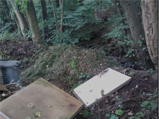 Solche Bilder sind im Westerwald keine Seltenheit. Die untere Wasserbehörde macht darauf aufmerksam, dass für den Abfall die Angebote der WAB zu nutzen sind. Foto: Pressestelle Kreisverwaltung