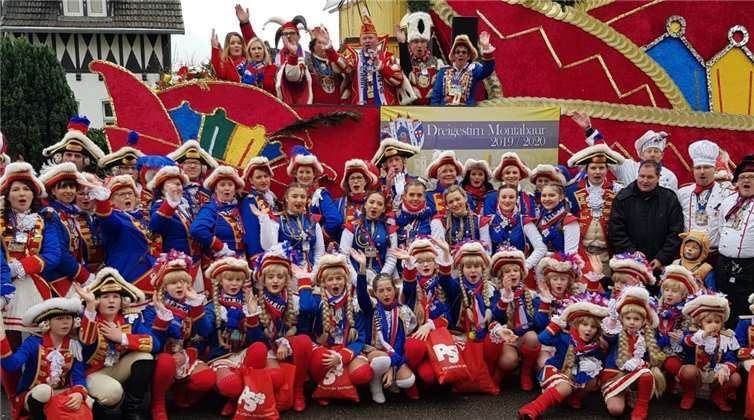 Solche Bilder wie am Rosenmontag 2020 wird es 2021 von der Schloss Garde Mons Tabor nicht geben. Foto: Schloss Garde Mons Tabor